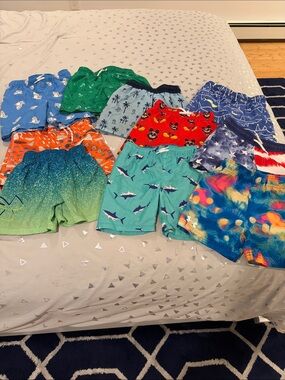 Huge lot of boys size 4/4T swim trunks